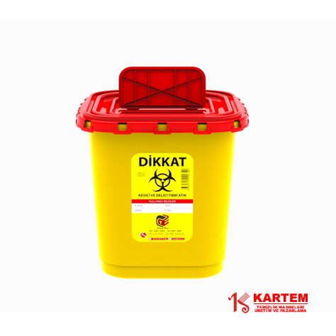 Tıbbi Atık Kutusu Köşeli | KAR-129kar-129-01 30 lt