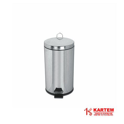Krom Pedallı Çöp Kovası | KAR-095Onaltı